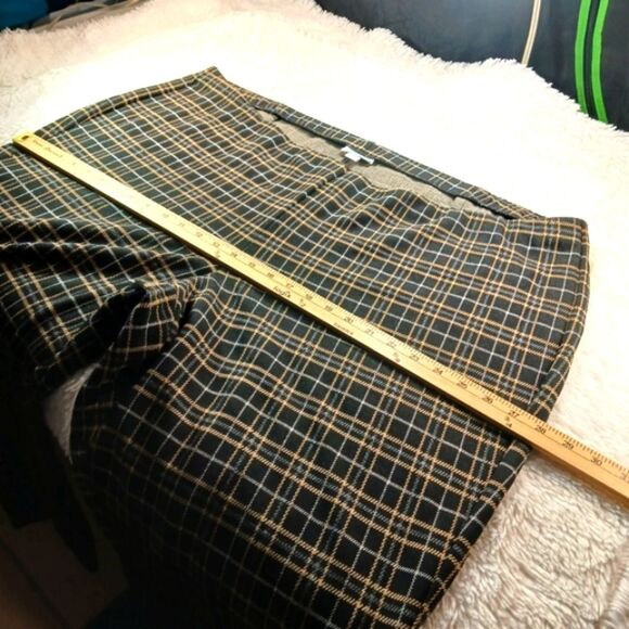 J. Jill Ponte Slim Leg Black Multi Plaid Pull Up Pants. Rayon/ Viscose 4X. NEW.. - Picture 11 of 14